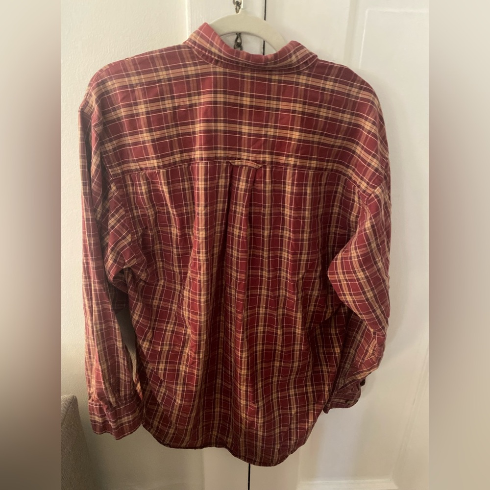 Vintage Pendleton Mens Button Down Plaid Shirt - image 4